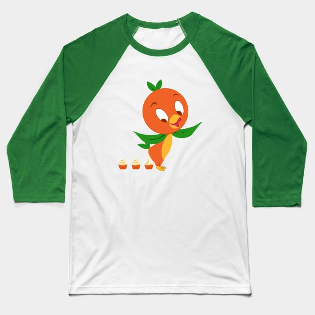 Citrus Swirlie Baseball T-Shirt by MagicalMeltdown